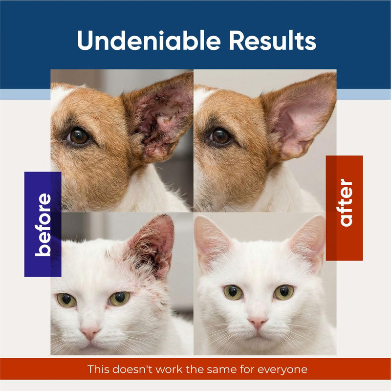 EARMYCIN Ear Infection Treatment Drops for Dogs and Cats,with 0.02% Hypochlorous Acid Soothing Dog Yeast Infection, Itchy Ear Relief-Treats Ear Infections for Dogs & Cats - 1 fl oz