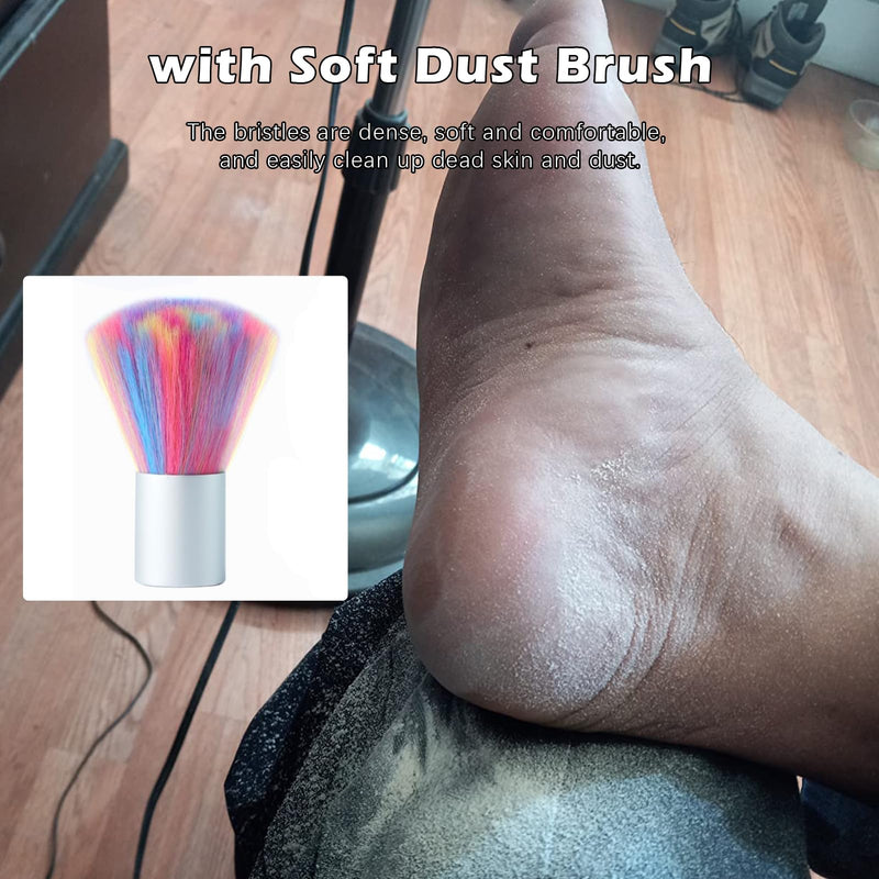 Upgraded Electric Callus Remover for Feet 1200RPM, Adjustable Speed Professional Electric Foot Sander Foot Grinder Heel File Pedicure Tool for Women Men Cracked Dead Skin, 60 Sandpaper Discs, Black 01-Black - BeesActive Australia