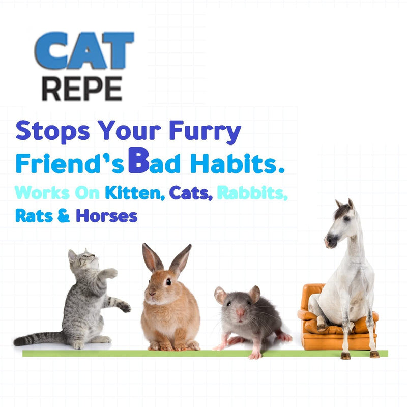 Cat Repellent Concentrate for Quick Preparation Spray Anti Scratch Furniture Protector - Deterrent to Keep Off & Bitter Chew Spray, Safe, 220 ml/7 floz Makes 24 floz, Blue, CRCO220ML - BeesActive Australia