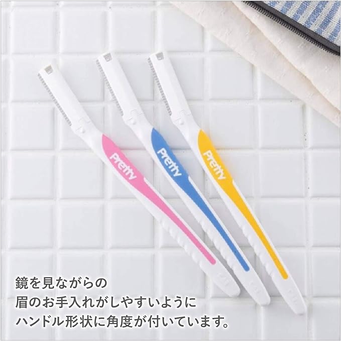 [Exclusive] Kai Pretty Face Threading Razor for Sensitive Skin (18 + 1 Bonus Piece), Female Razor, Facial Bristles, Eyebrows, Unwanted Hair Treatment Set, 1 Set, 18 Pieces (x1) -  Australia