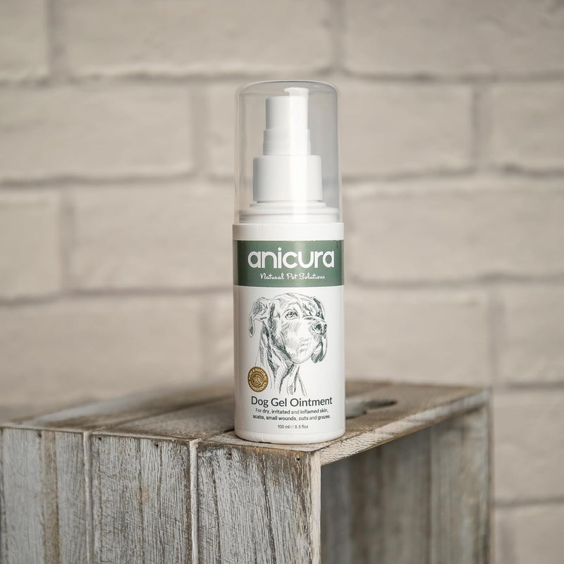 Anicura Dog Skin Ointment – soothes dry, itchy skin, hot spots, eczema & allergies. Reduces scratching & licking. Gentle for sensitive dogs. Value bundle (2 x 100ml Pack)