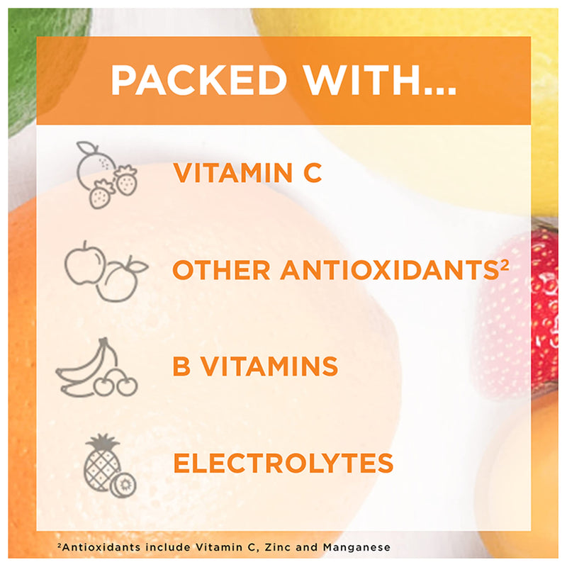 Emergen-C 1000mg Vitamin C Powder, with Antioxidants, B Vitamins and Electrolytes, Vitamin C Supplements for Immune Support, Caffeine Free Fizzy Drink Mix, Strawberry Kiwi Flavor - 30 Count - BeesActive Australia