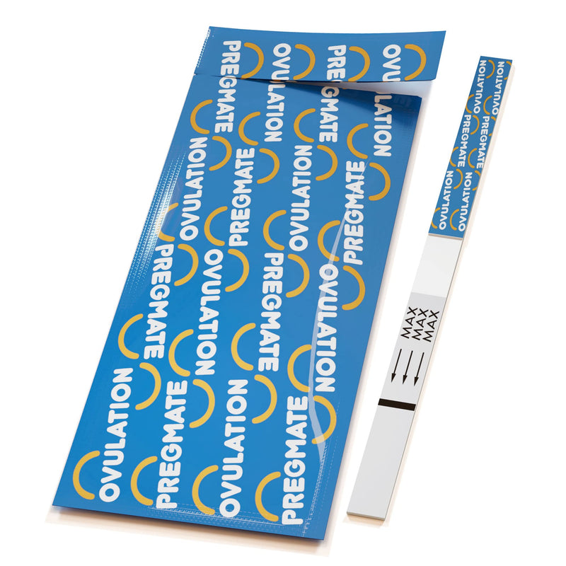Pregmate 100 Ovulation Test Strips with Numerical LH Result Quantitative Predictor Kit (100 Count) - BeesActive Australia