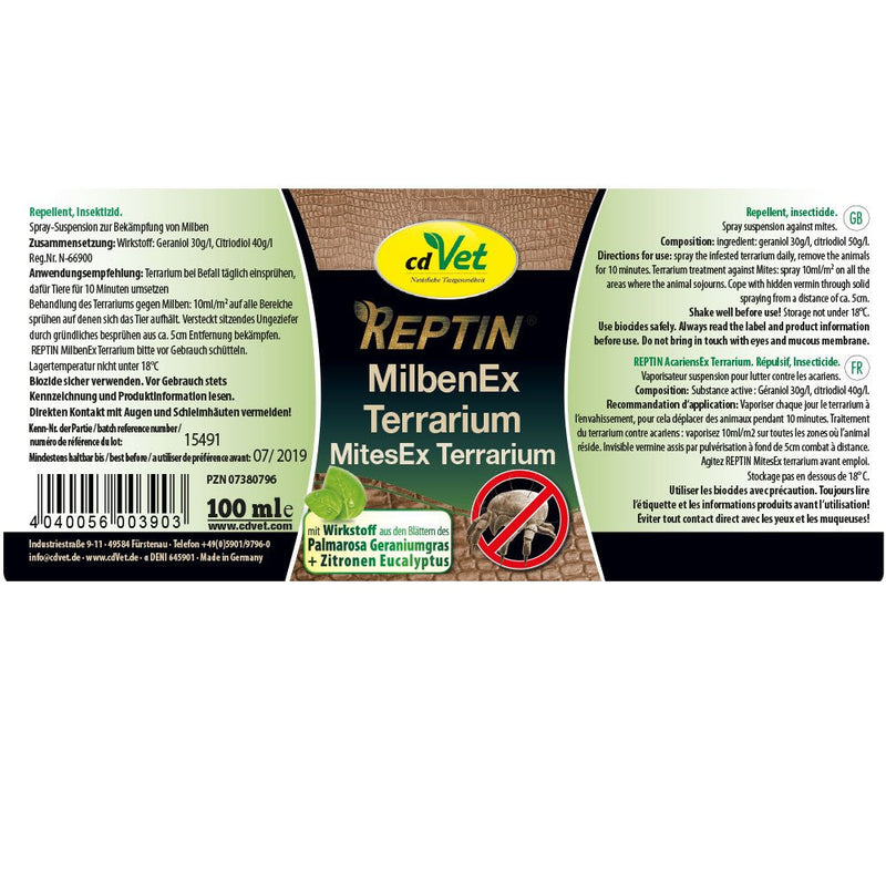 REPTIN MiteEx Terrarium - 100ml