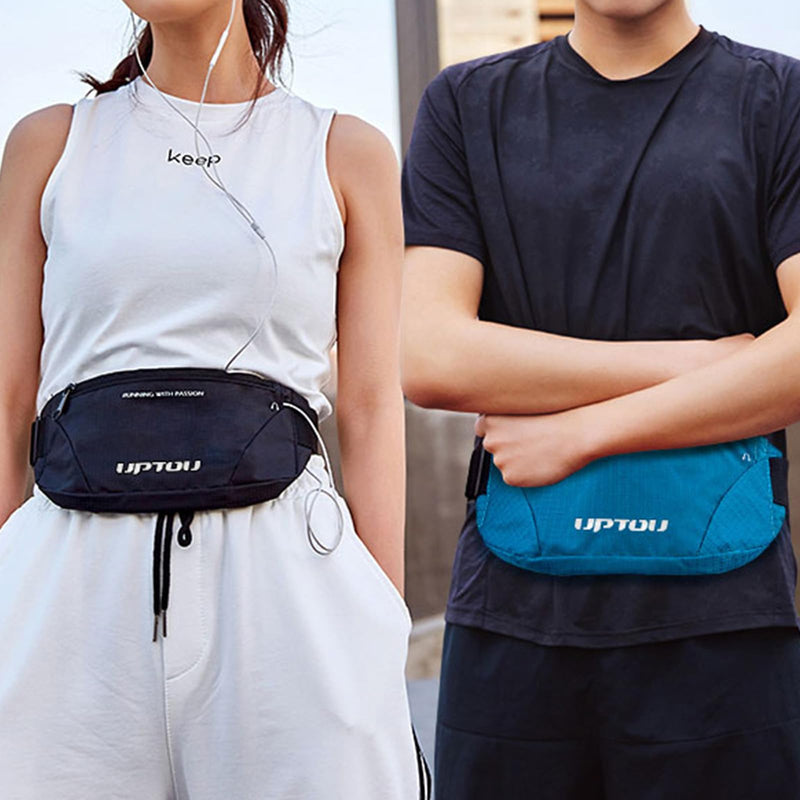Fanny Pack for Men Women,waterproof Waist Bag Packs with Adjustable Strap, Slim Running Phone Holder Belt bag money belt for travel,Hiking,Workout,Running Gear Accessories（Black） black