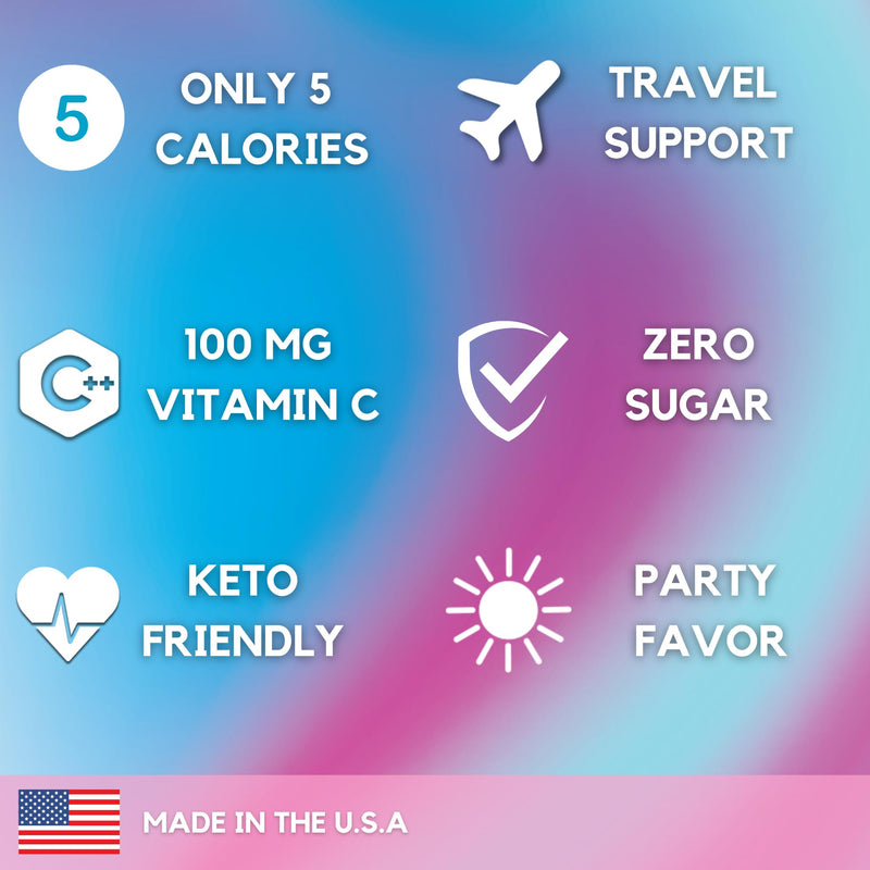 HydroMATE Cotton Candy Sugar Free Electrolyte Powder Packets, 16 Count | No Caffeine, Drink Mix, Water Enhancer, Magnesium, Potassium & Vitamin C, Keto-Friendly, Zero Calorie, Travel Ready 16 Count (Pack of 1)