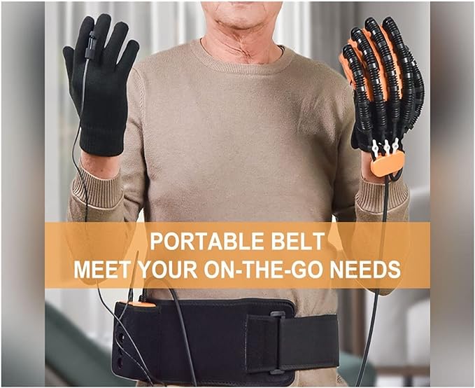 Rehabilitation Robot Gloves, Stroke Hemiplegia Rehabilitation Robot Gloves, Finger Trainer for Hand Training, Hand Function Recovery Hand Rehabilitation Device, Hand Hemiplegia, Finger Nerve - BeesActive Australia