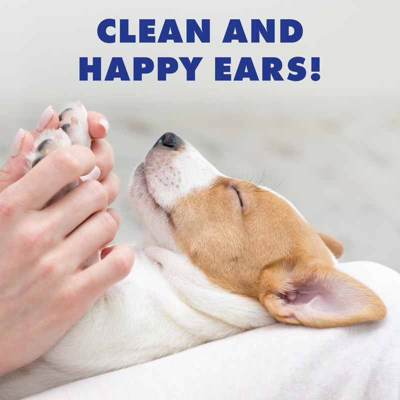 Cliny Ear Cleaner for Dogs and Cats - New Formula Ear Solution Drops - Otic Infection Treatment for Pets - Wax Remover & Odor Control for Pets 1 pack