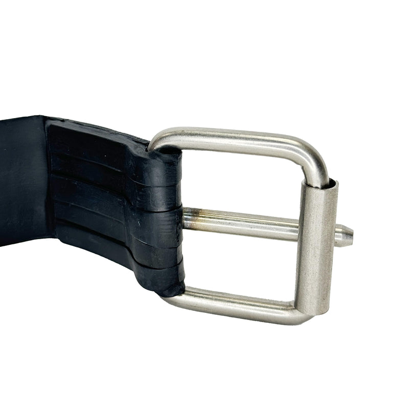 Scuba Choice Rubber Free Dive Weight Belt, Black – Heavy Duty, Adjustable 61"