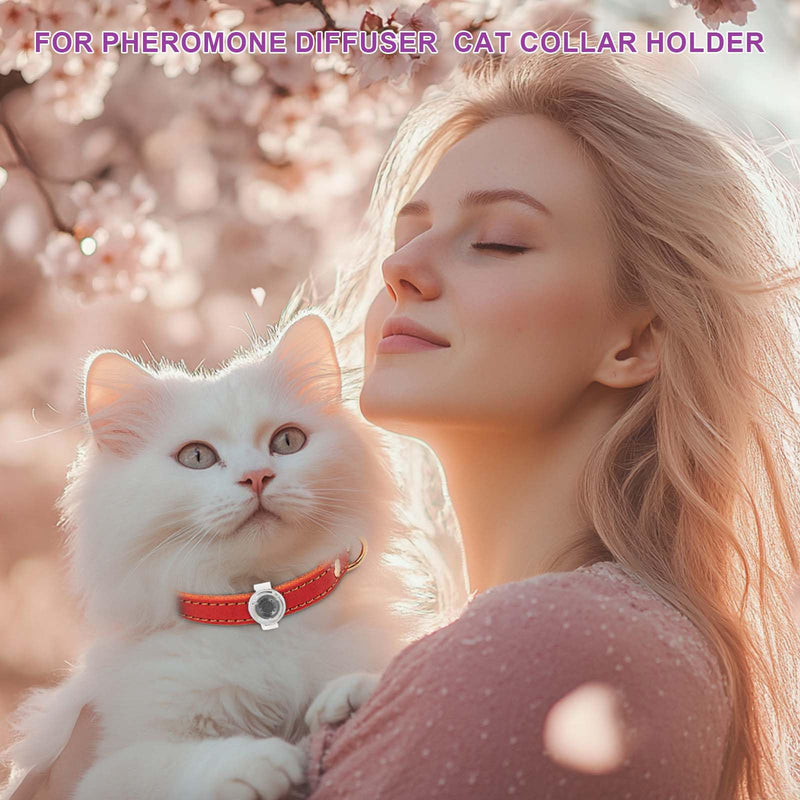 Cat Calming Pheromone Diffuser – Relieves Travel Anxiety & Stress in Cats & Kittens, Long-Lasting Drug-Free Comfort, No Electricity Needed, Easier to Use Than Calming Collars or Sprays