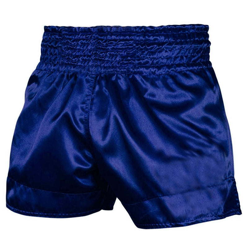 ROAR-INT Kid's Muay Thai Shorts Martial Arts MMA Kickboxing Shorts for Boys Girls Boxing Trunks Shorts Regular Fit Small Blue