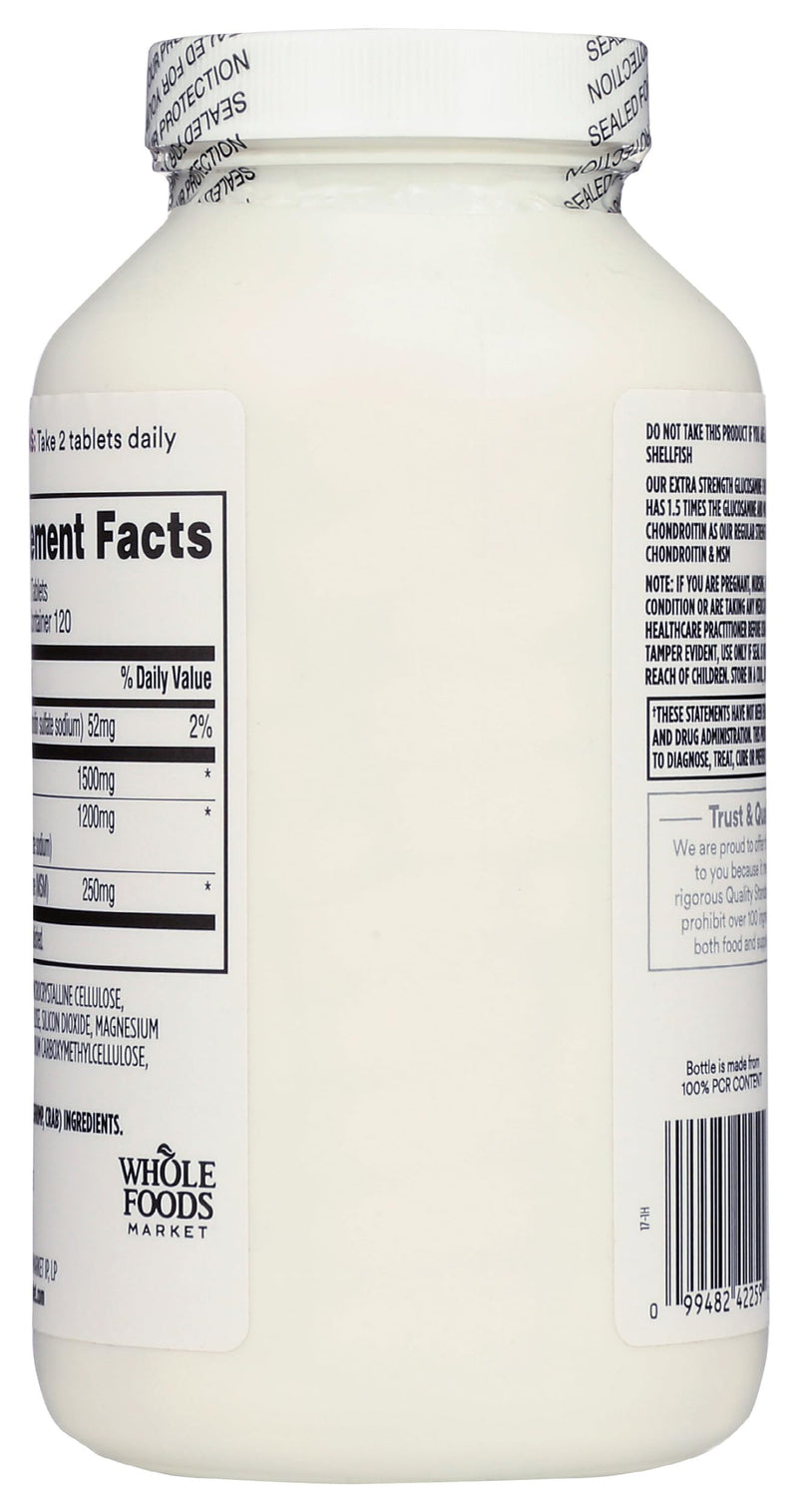 365 by Whole Foods Market, Glucosamine Chondroitin X Strength MSM, 240 Tablets