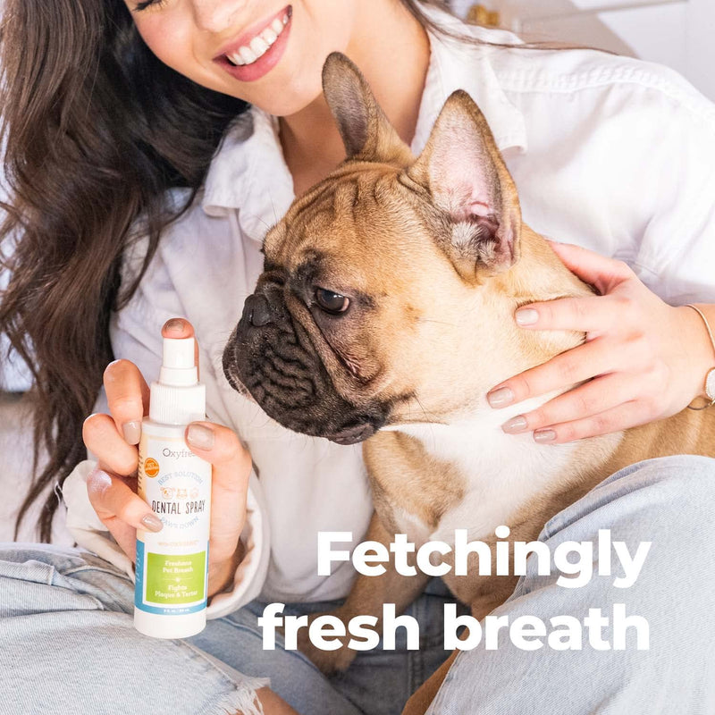 Oxyfresh Advanced Pet Dental Spray – Instant Pet Fresh Breath: Easiest No Brushing Pet Dental Solution for Dogs and Cats – Best Way to Fight Pet Plaque, Keep Teeth & Gums Healthy. 8oz. Top Seller 8oz - BeesActive Australia
