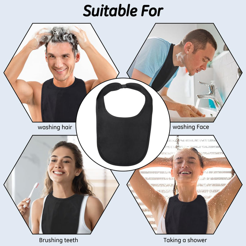 2 Pcs Tracheostomy Shower Cover, Waterproof Neck Stoma Protector Breathable Tracheostomy Supplies Neck Trachea Cover Adjustable Tracheotomy Cover for Home Travel - BeesActive Australia