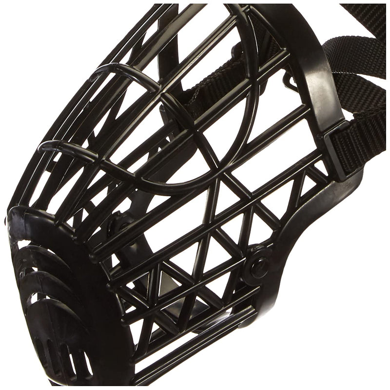 Trixie 17605 Muzzle, Plastic, M-L, Black Multicolored/Sea Waves (Ocean Tides) M-L - BeesActive Australia