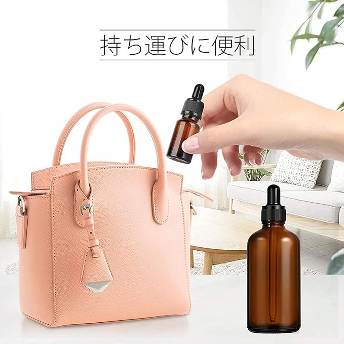 Blackout Jar Eyedropper Light Filtering Jar with Dropper Aroma Bottle 3.4 fl oz (100 ml) Storage Container, Essential Oil, Brown -  Australia