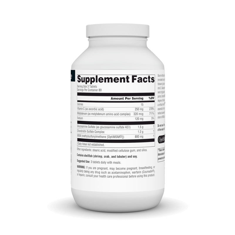 Source Naturals Glucosamine Chondroitin Complex with MSM, Promotes Healthy Joints and Connective Tossues* - 240 Tablets 240 Count (Pack of 1)