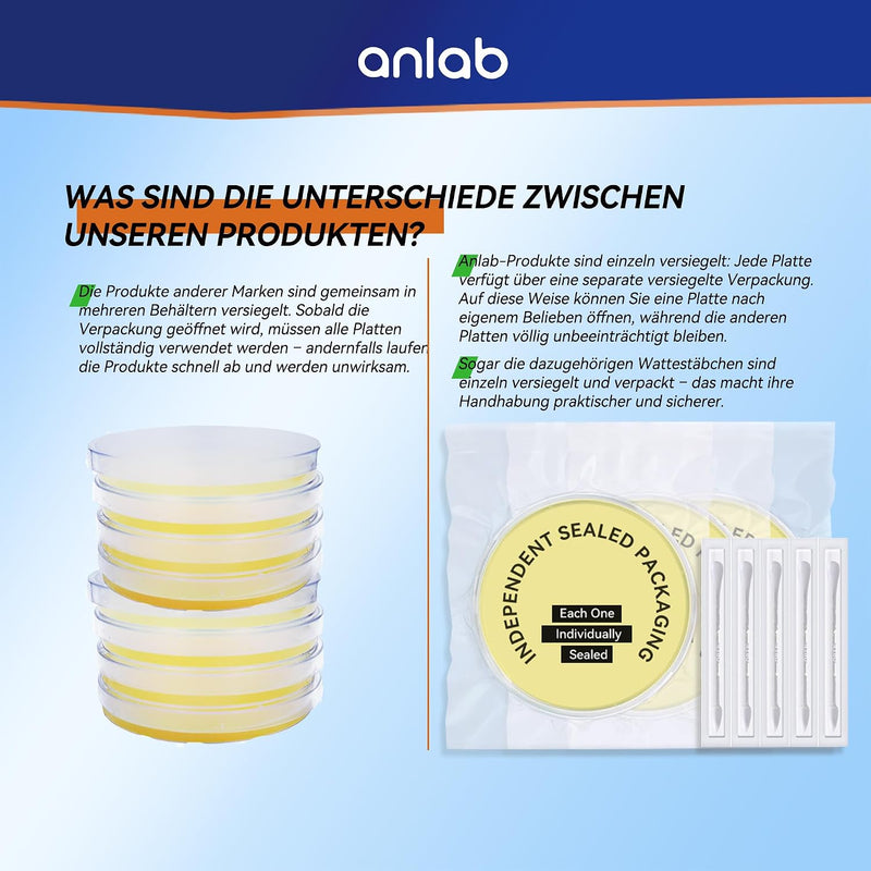 Mold Test Kit for Home Air Quality | Air Quality Test Kit & Black Mold Detector for Home | 6-Petri-Dish Indoor Airborne Spore Sampler | Easy-to-Use with Clear Instructions & ID Booklet 6 Pack