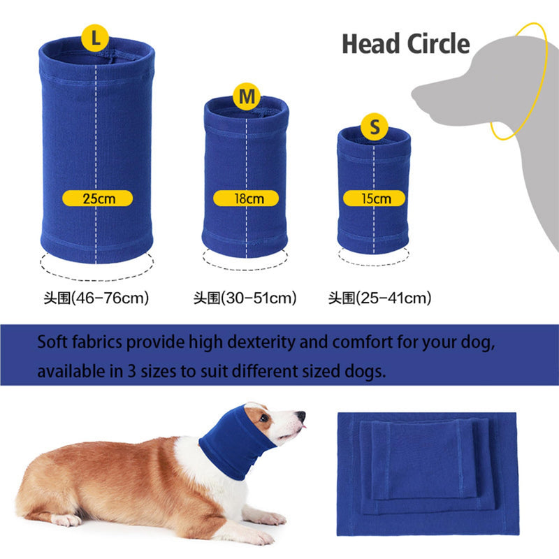 2 Pack Cat Ear Wrap，Cat Hematoma Ear Wrap Anxiety Relief – Noise Canceling for Fireworks, Thunderstorms, Pet Grooming & Force Drying (Purple S) Purple Small