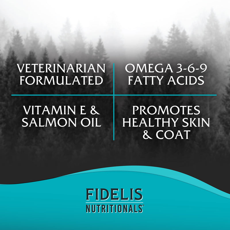 FIDELIS Skin and Coat Supplement for Dogs (120 Vitamin Soft Chews) - Fidelis Collagen Chews Sticks for Dogs – Natural, Healthy Chew for All Dog Sizes - 4 Pack - BeesActive Australia