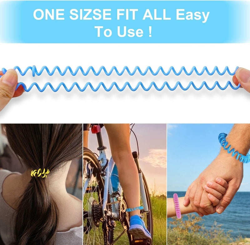 Mosquito Repellent Bracelets, 50 Pack DEET-Free Mosquito Bands for Adults and Kids, Individually Wrapped Waterproof Repellent Wristbands - BeesActive Australia