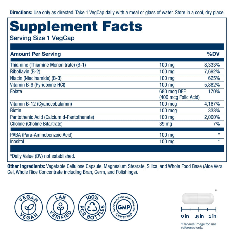Solaray B-Complex 100 - 250 - Capsule [Health and Beauty]