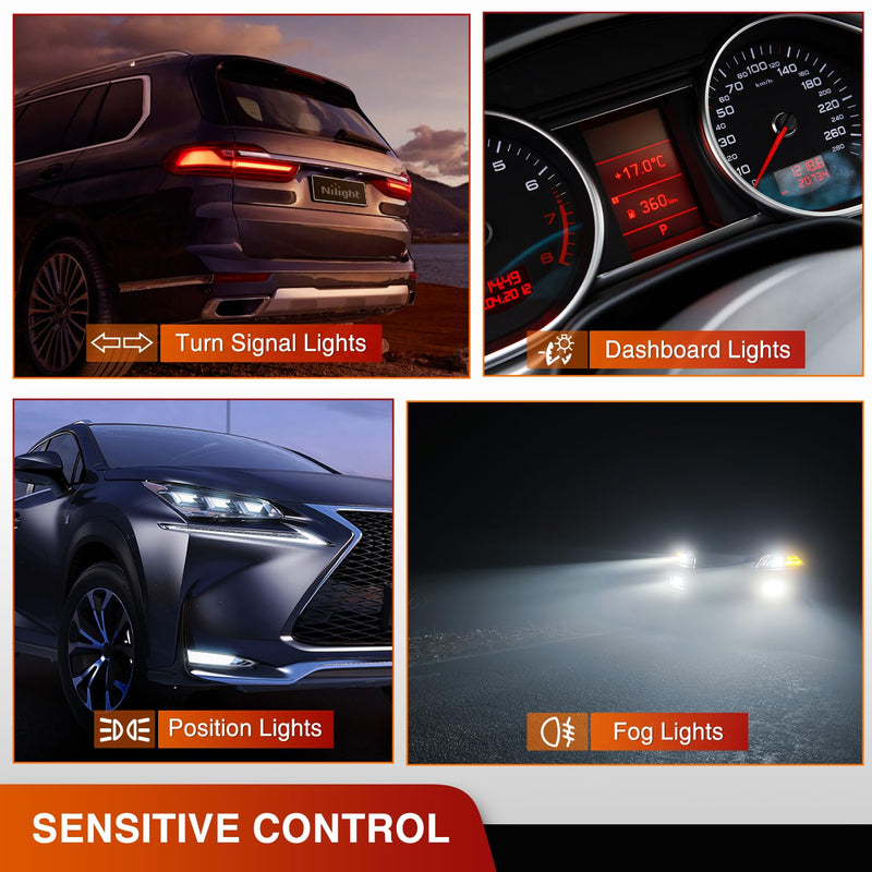 Nilight Turn Signal Switch Compatible with 2007-2018 Jeep Wrangler Compass Patriot 2008-2010 Grand Cherokee Liberty 2007-2014 Dodge Avenger Nitro 2007-2010 Chrysler PT Cruiser Sebring, 2 Year Warranty 2007-2017 Jeep Dodge &Chrysler