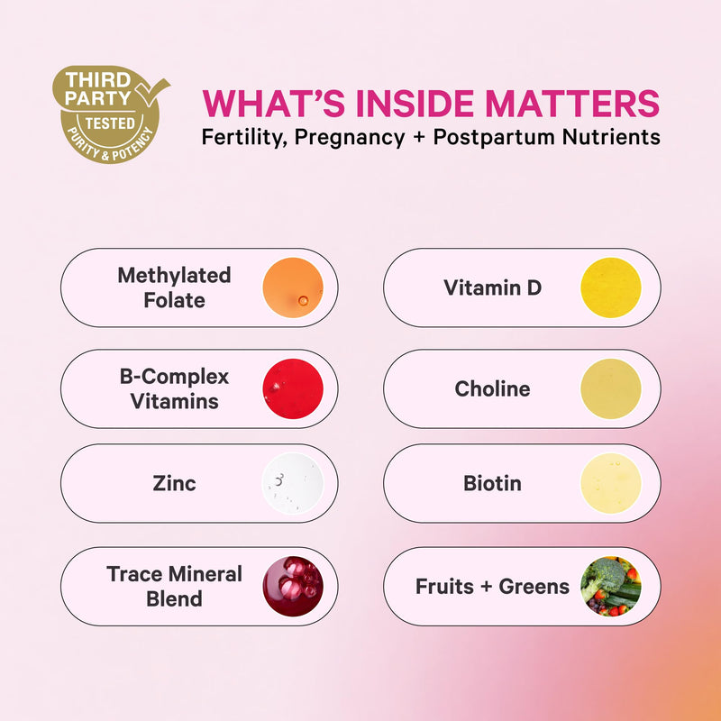 Pink Stork Liquid Prenatal Vitamins for Women – Berry, 32 Servings | Doctor Formulated, Organic Whole-Food Blend, Methylated Folate, Sugar-Free, Fertility to Postpartum, Breastfeeding Friendly 16 Fl Oz (Pack of 1)