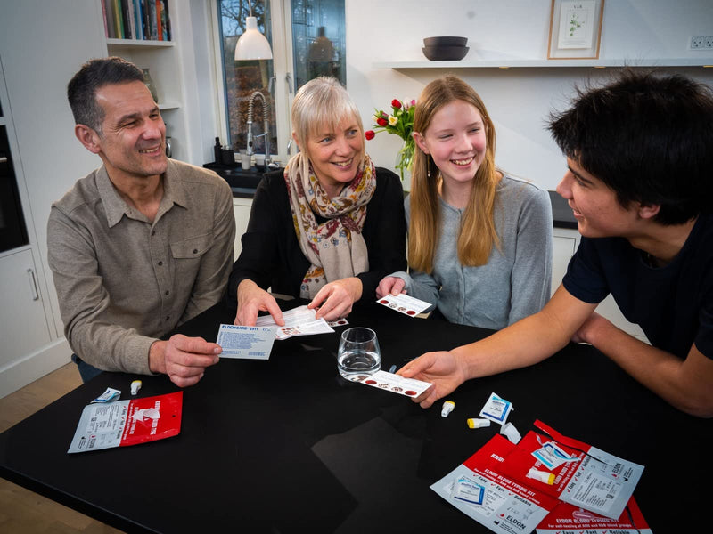 Eldoncard INC Blood Type Test (Complete KIT) - Find Out if You are A, B, O, AB & RH- Results in Minutes - Air Sealed Envelope, Safety Lancet, Micropipette, Cleansing Swab - 1 Pack - BeesActive Australia