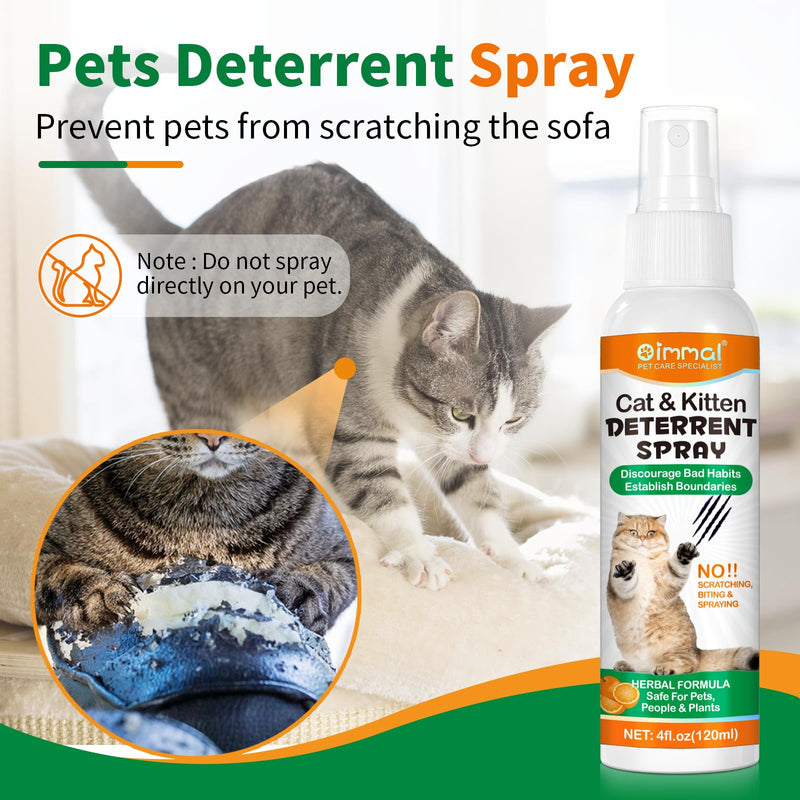 Cat Repellents Sprays,240ML,Anti Pee & Anti Scratch Furniture & Anti Scratching Plants,Suit for Indoor & Outdoor,Establish Boundaries & Keep Cat Off,Safe for Children & Plant - BeesActive Australia