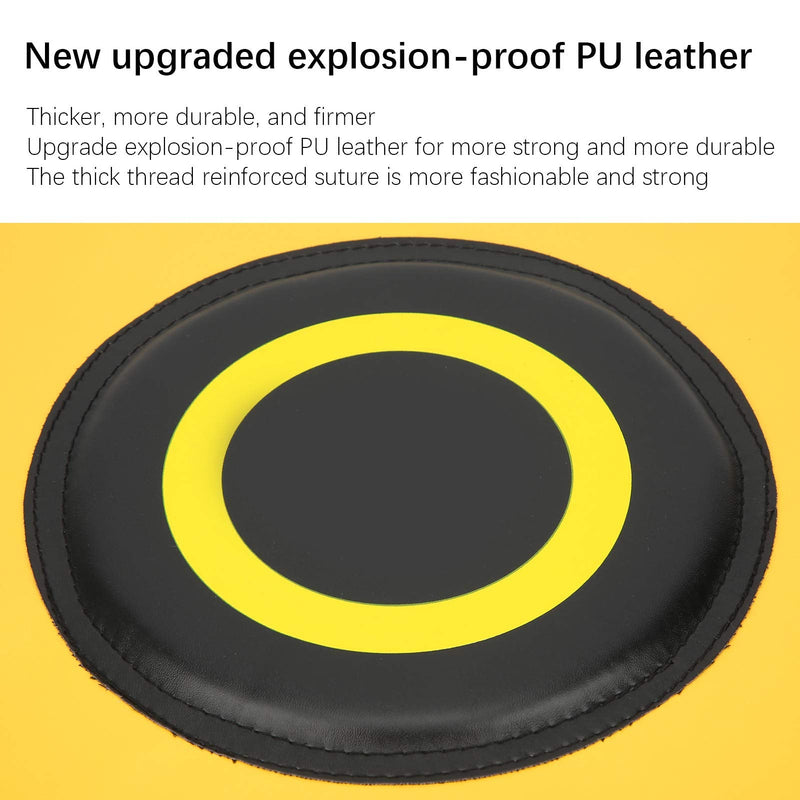 PU Wall Punch Target Wall Boxing Focus Target Fighting Pad Taekwondo Training Bag Household Boxing Training Equipment (Black and Yellow)