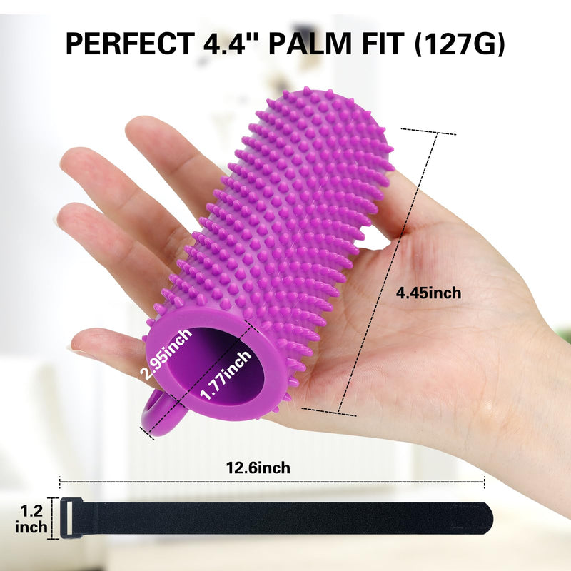 Hand Therapy Grip Ball for Hand Contracture & Stroke Arthritis Recovery - Exercise Strengthener for Weak Hands, Carpal Tunnel, Rehabilitation, Post-Surgery, Soft Squeeze Stress Relief Ball for Seniors 1PC - BeesActive Australia
