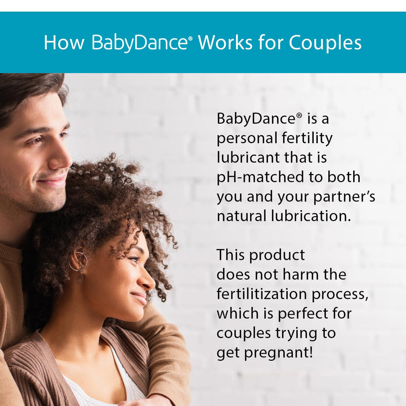 Fairhaven Health BabyDance Fertility Lubricant | for Women and Men Trying to get Pregnant | Water Based Personal Lube | Made Without Parabens | 40 Grams BabyDance Flip-Top Tube No Applicators - BeesActive Australia
