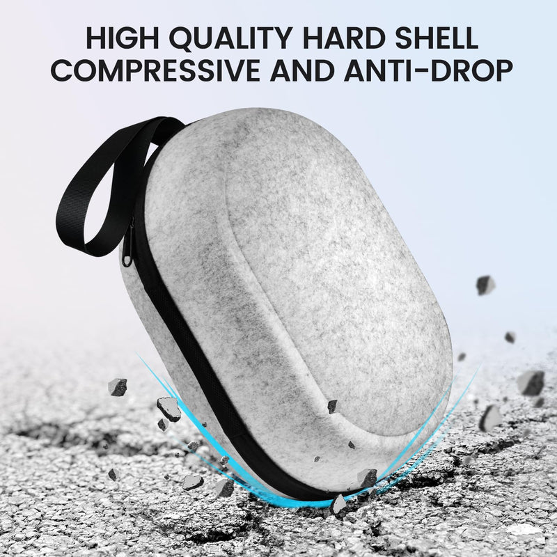 Hard Carrying Case Compatible with Apple Vision Pro and Accessories, Travel Case Lightweight and Portable Protection for VR Gear/Battery/Adapter/Cables, Ultra-Sleek Design - BeesActive Australia
