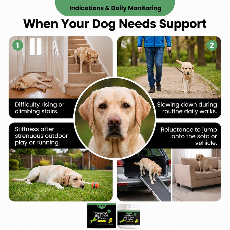 Advanced Hip & Joint Chews for Dogs, Dog Joint Supplement with Glucosamine Chondroitin MSM & Collagen, Mobility Support, Healthy Cartilage and Joint Function, Chicken Flavor Soft Chews, 200g