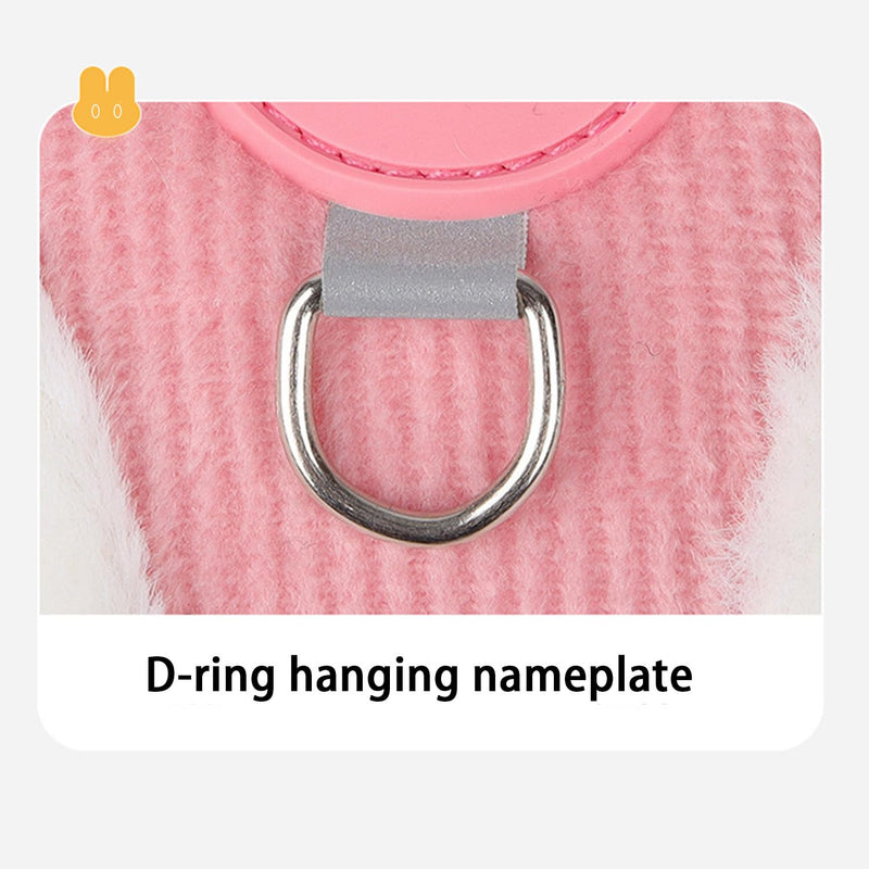 Cat leash, escape-proof cats, cat harness and cat leash set, with pull rope, with reflective strips, suitable for medium-sized cats, XS (neck circumference: 28-30 cm, bust width: 32-36 cm), pink - BeesActive Australia