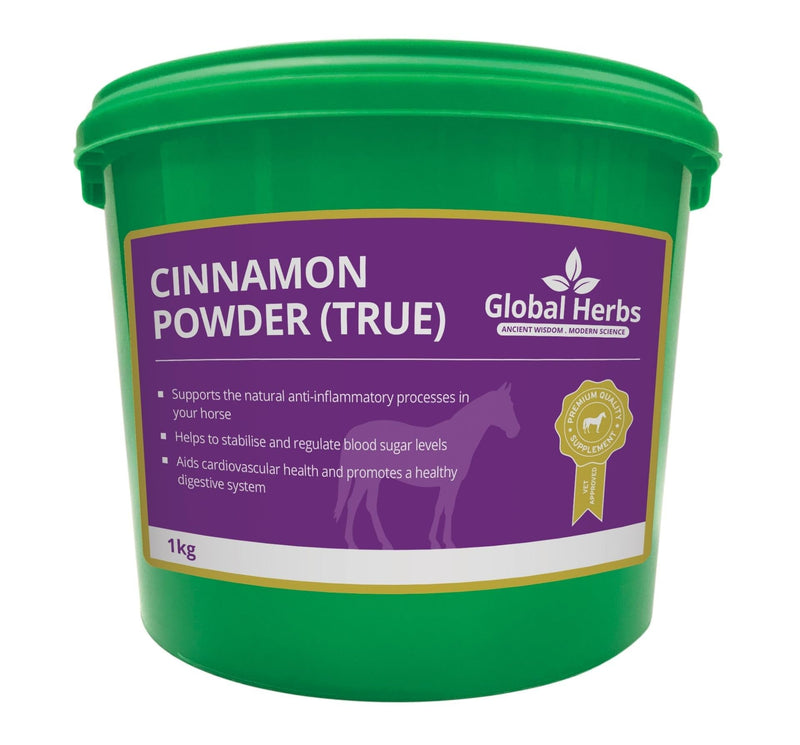 Global Herbs True Cinnamon Powder Equine Metabolic & Circulation Support 1kg