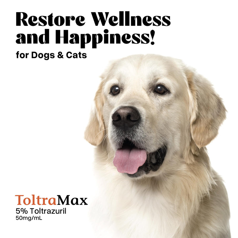 Toltrazuril 5.0% for Horses, Dogs, Cats, 120mL/4 Ounce, for Non-Food Chain Animals