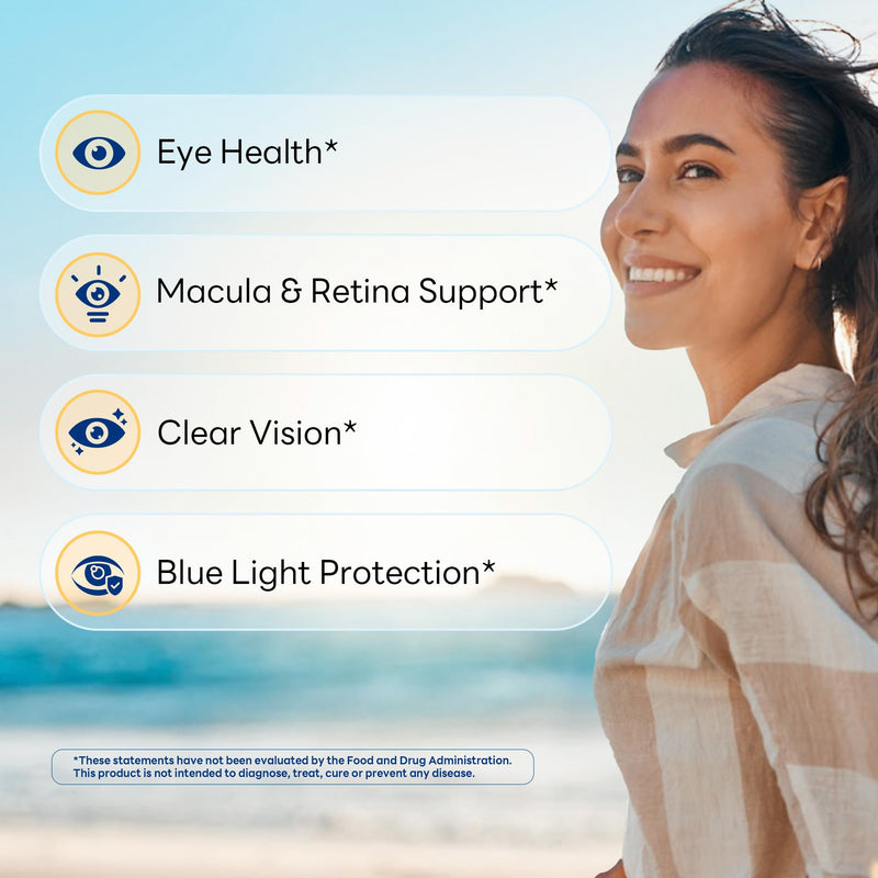 Vitamin World Lutein 40mg with Zeaxanthin 2mg, 60 Softgels | Eye Health & Vision Support Supplement, Helps Filter Blue Light, Non-GMO, Gluten Free, Vegetarian, 2 Month Supply