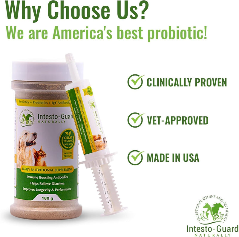 Probiotics Paste for Dogs Prebiotic for Canine, Gut Support, & Immune Boost, All Natural with 1 Billion per ML Includes (MOS)+ Beta Glucans + D-Mannose, No Animal by-Products - 30ML Single Tube 30ML Tube
