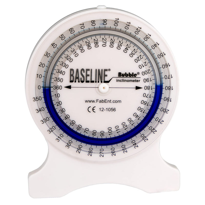 Baseline Bubble Inclinometer - Professional Easy To Read Range Of Motion Test For Physical Therapy, Rehabilitation, And Recovery With Carrying Case - BeesActive Australia