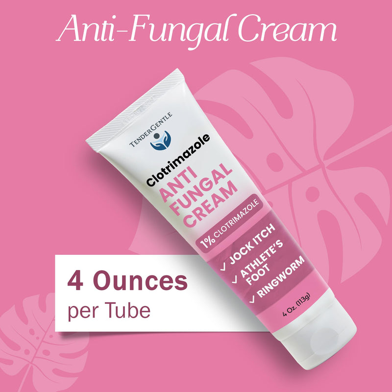 Clotrimazole Antifungal Cream for Skin - 1 Pack with 4 oz. of Clotrimazole Cream for Jock Itch, Athletes Foot Treatment, and More - BeesActive Australia