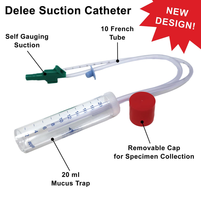 Dogzymes Delee Style Suction Catheter for Extracting Liquid or Mucous from Animal's Nose and Mouth with Easy to use Tubes and Gentle Mouth Suction - PawsPlanet Australia