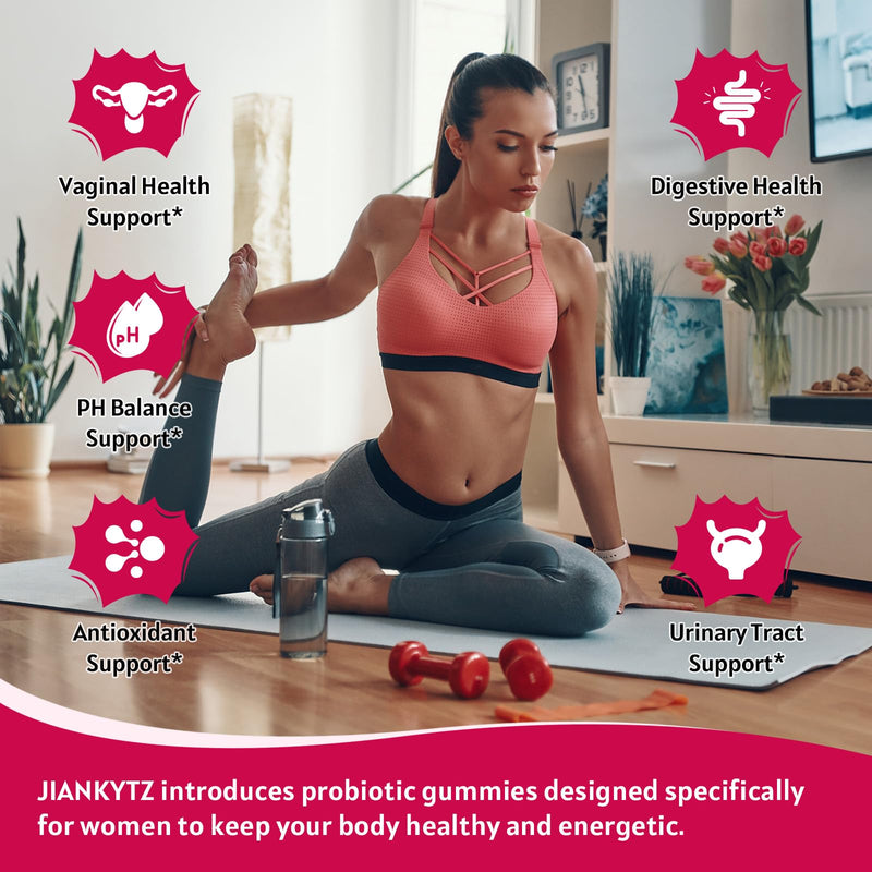 Feminine Balance Gummies for Women Sugar Free - Vaginal Health, Antioxidant, Digestive Health, PH Balance Support, Vaginal Probiotics for Women Gummies - Max Absorption, 60 Gummies (1 Pack) 60 Count (Pack of 1)