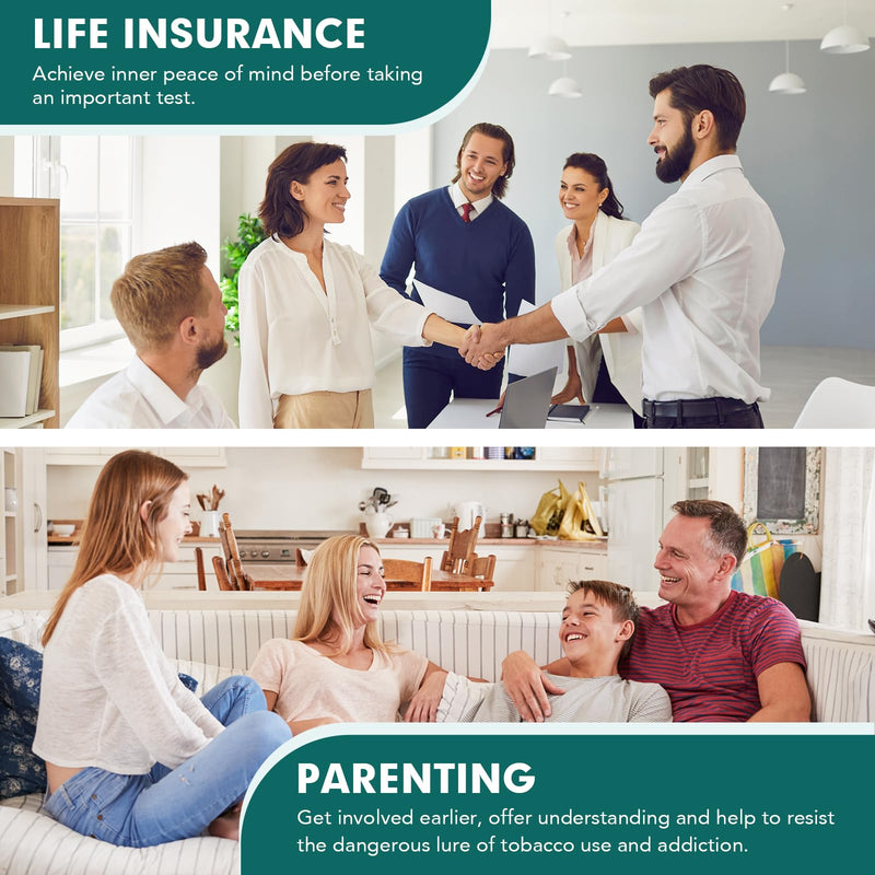 Easy@Home 10 Pack Nicotine Urine Test Strips Kit, Sensitive Rapid Testing Detection 200 ng/mL #ECOT-114 10 Count (Pack of 1)