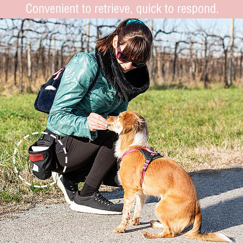 Dog Treat Training Pouch Accessory Keep Dog Food Fresh and Training Convenient Silicone Dog Food Storage Bag, Oil and Water Resistant, Ensuring Dry Training Bags (M, White) M - BeesActive Australia