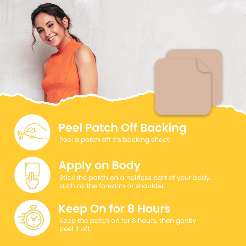 MONIER D3 Patches (Pack of 60) - 100% Natural D Patch for Women and Men | With Calcium, Magnesium, K2, Immune & Body Support, Enhanced Formula