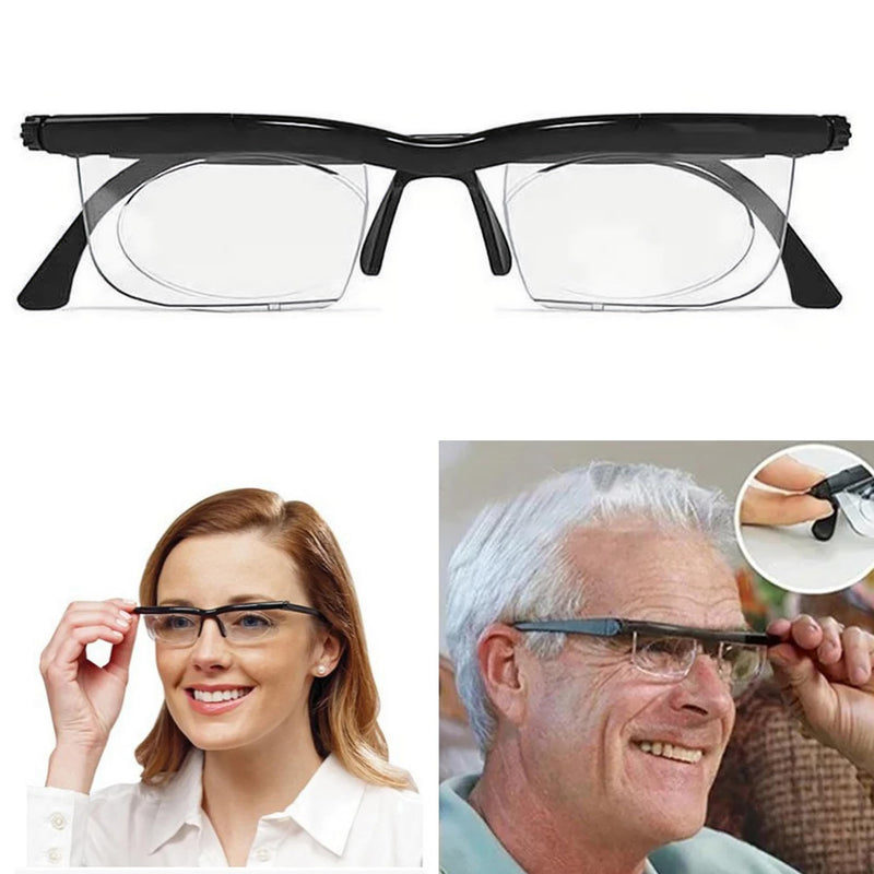 Vi Shift Flex Vision Glasses - Flex Focus Adjustable Glasses Dial Vision Reading Glasses Prima Focus Adjustable Reading Glasses Men and Women Clear View Pro, Deefocus Glasses - BeesActive Australia