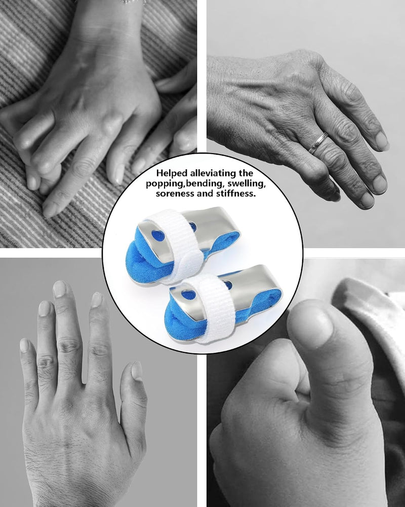 Rolyan Finger Cot, Pack of 12 Foam Lined Aluminum Splints, Immobilizes & Protects The Inside, Top, & Tip of the Finger, Finger Splint, Comfortable & Quick Fracture & Injury Healing, 1" long, Small 1"
