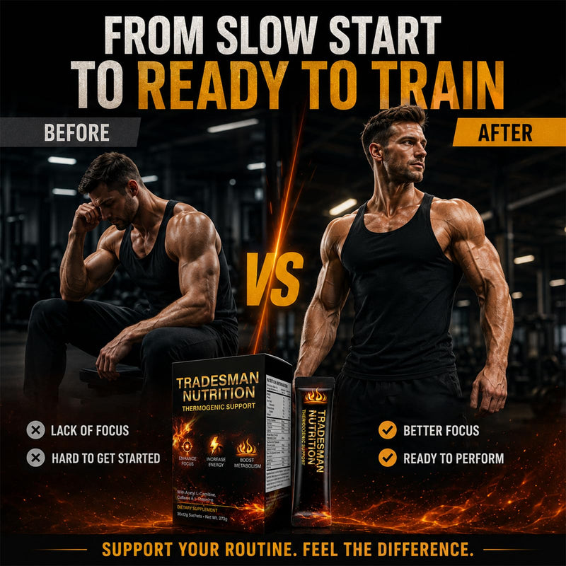 Shred, Tradesman Nutrition Energy Drink Supplement Vitamin 1PCS
